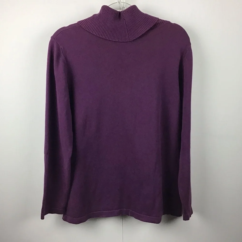 Splendor! %100 cotton turtleneck sweater. Size large.